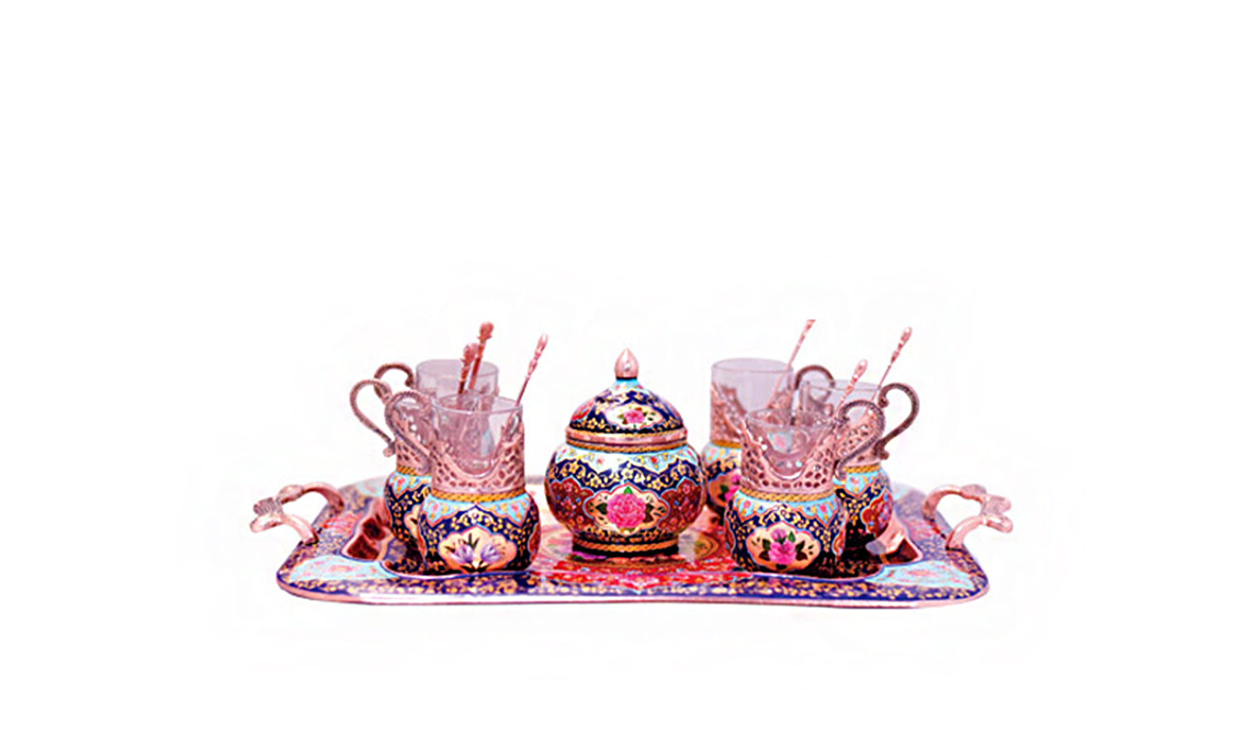 سرویس چایخوری (گل و مرغ نفیس)
